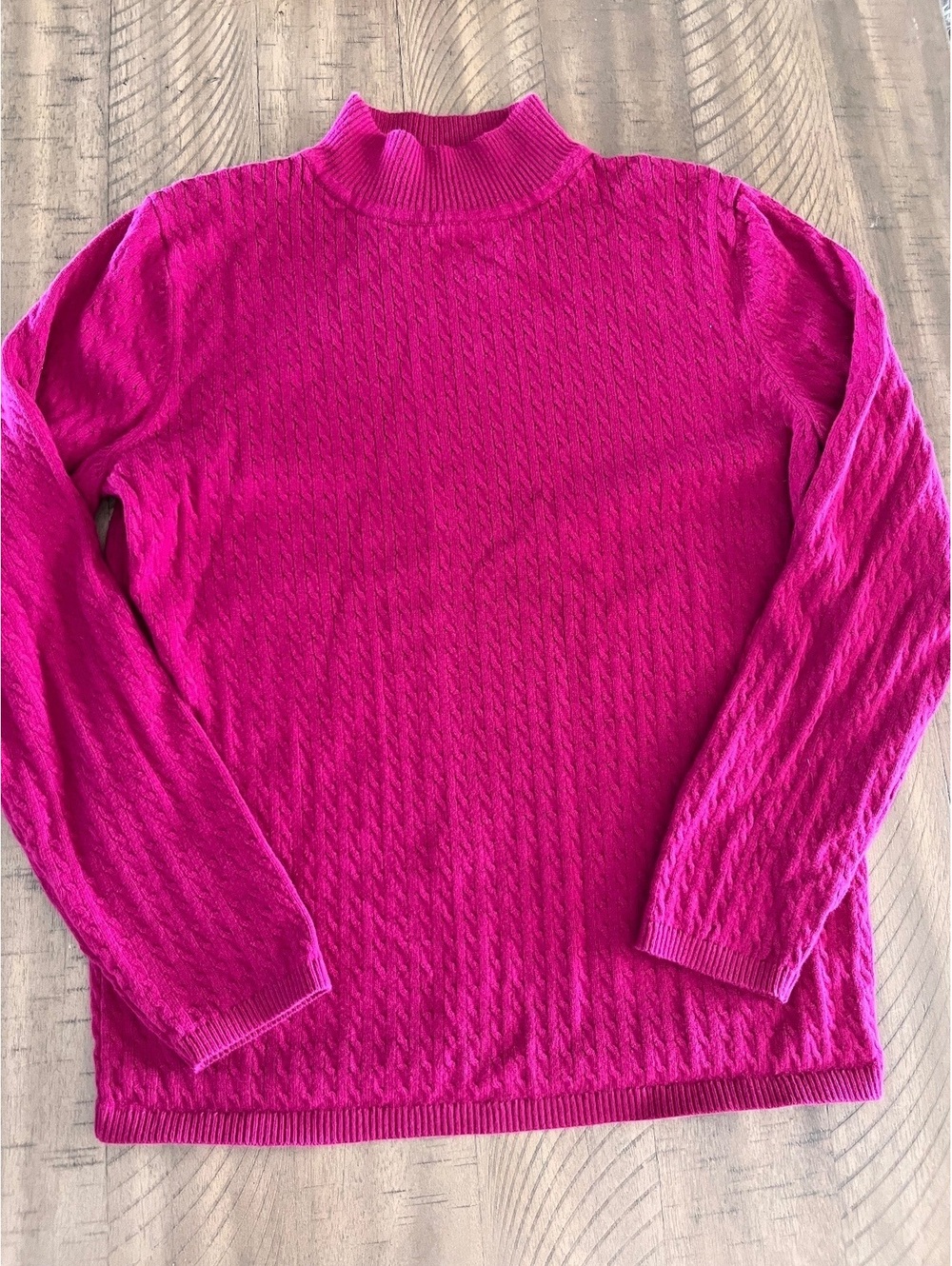 Karen Scott Large Pink Lightweight Top